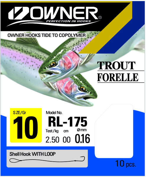 Owner RL-175 Trout Rig (1.50m) (10 pieces)