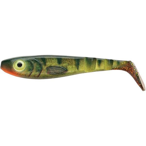 Svartzonker Mcpike Shad 21cm, 2 pieces - Motoroil Perch