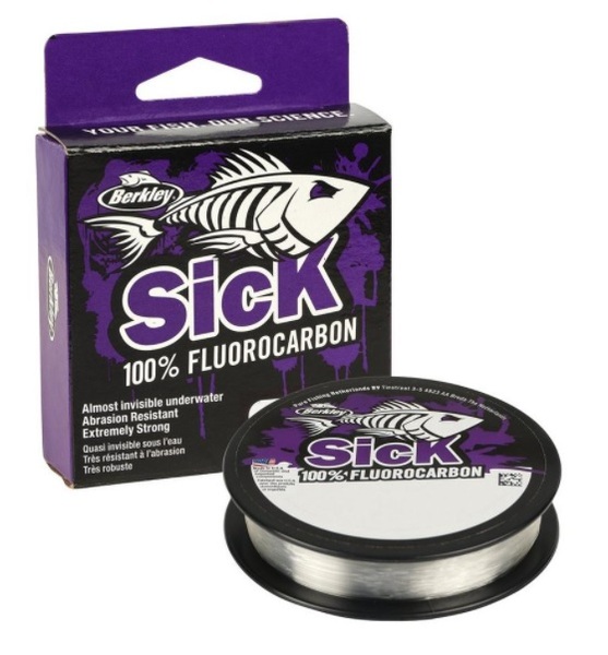 Berkley Sick Fluorocarbon Leader Clear 50m