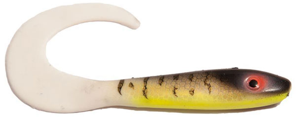 Svartzonker McRubber Tail 11 cm, 10 pcs! - Yellow Dawn