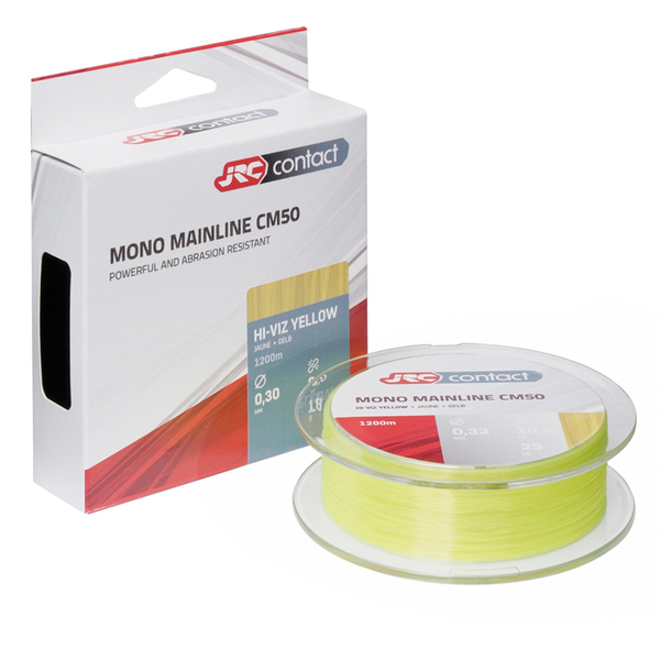 JRC Contact CM50 600m - HViz Yellow Carp Line