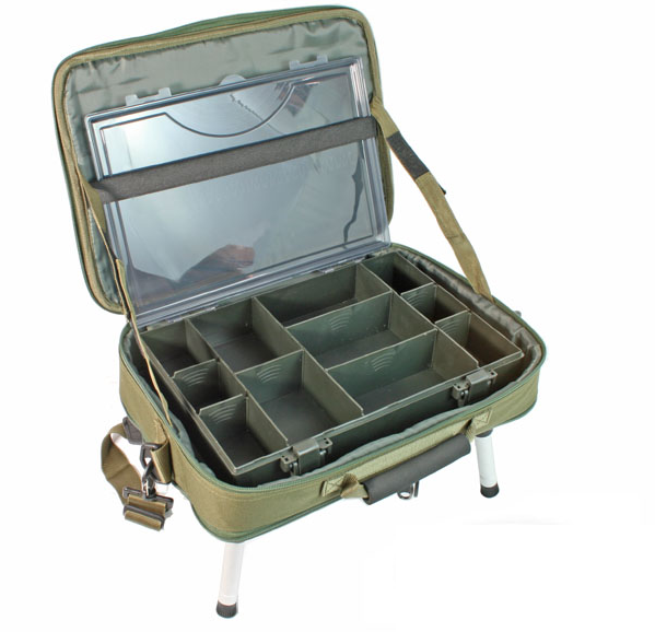 NGT Deluxe Table System including tackle box
