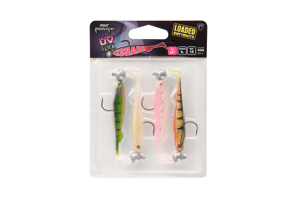 Fox Rage Slick Shad Loaded UV Mixed Colour Pack