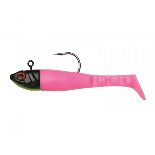 Kinetic Bunnie Sea Paddletail Sea Fishing Lure (100g) - Pink/Black