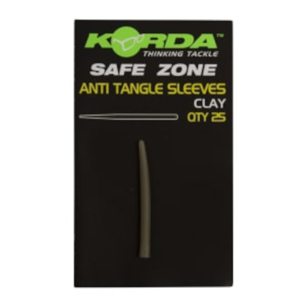 Korda Safe Zone Anti Tangle Sleeves (25 pieces) - Clay