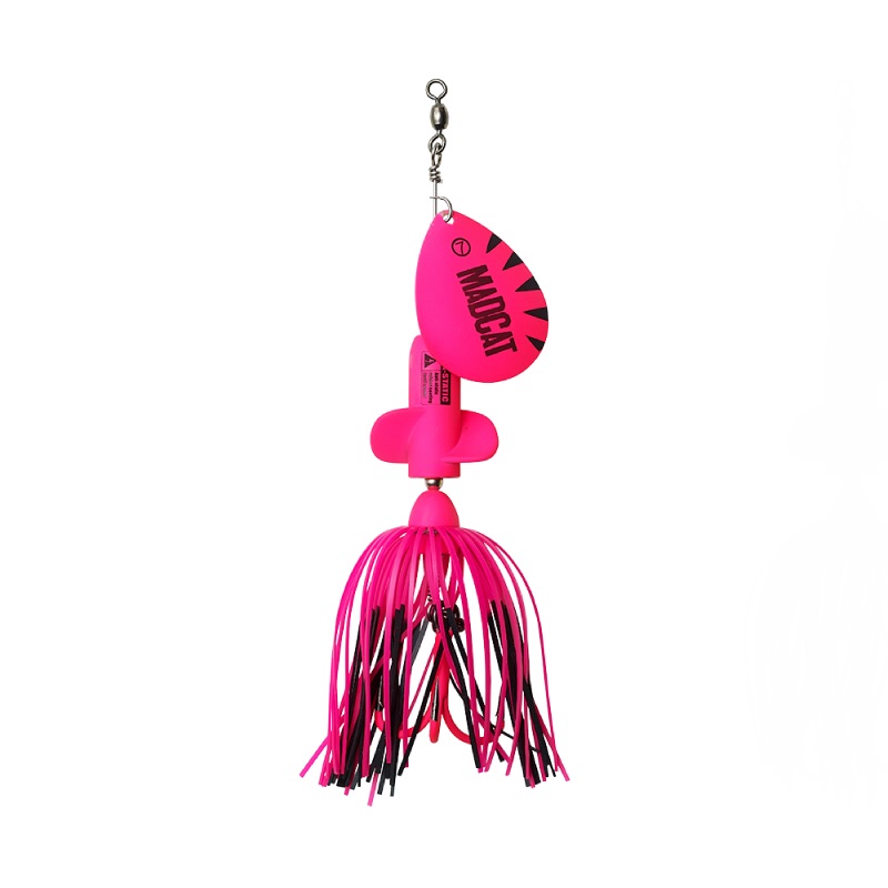 Madcat A-Static S Catfish Spinner (65g) - Fluo Pink UV