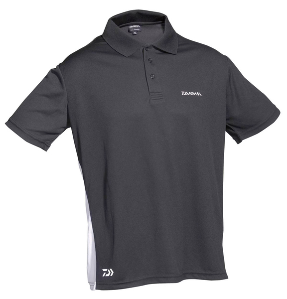 Daiwa Polo Shirt Black/White