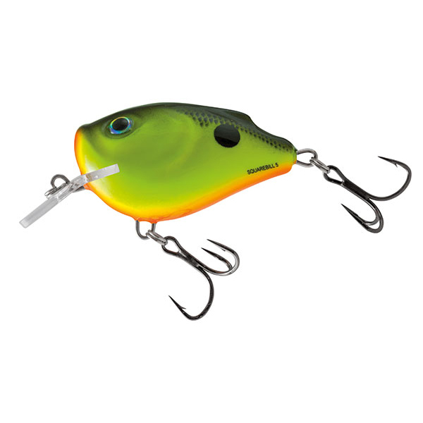 Salmo Squarebill 5cm Floating - Chartreuse Shad