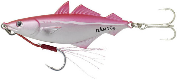Dam Salt-X Coalfish Casting Jig Coalfish - Pink UV