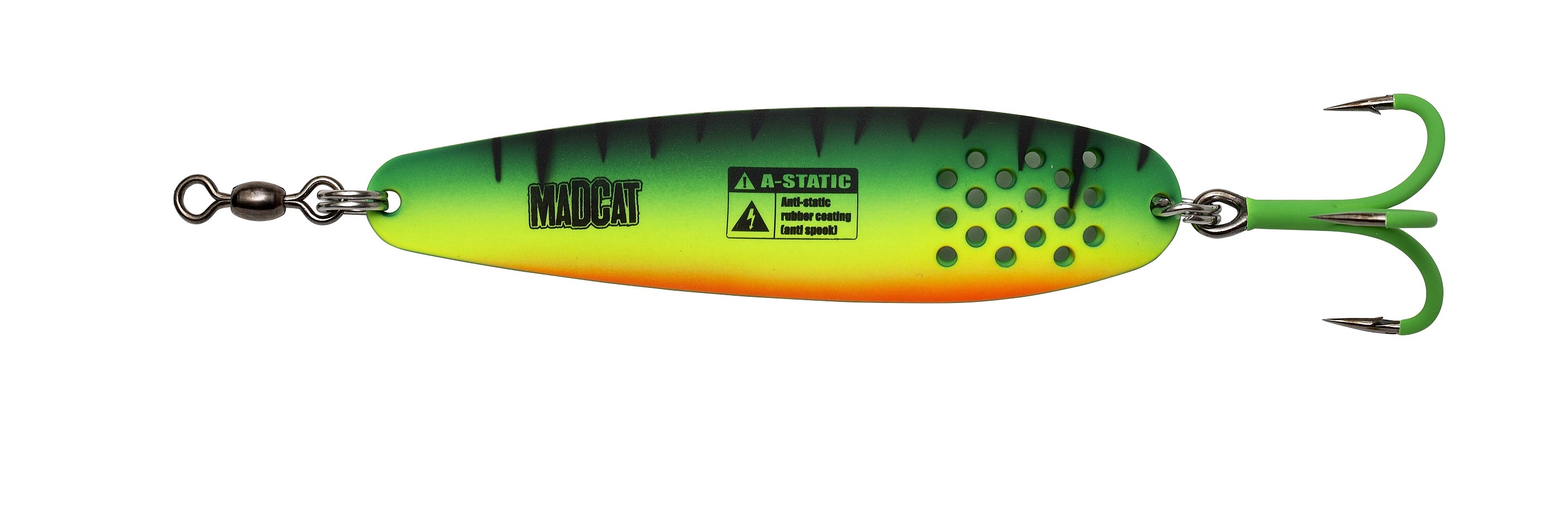 Madcat A-Static Turbine Catfish Spoon (90g) - Firetiger UV