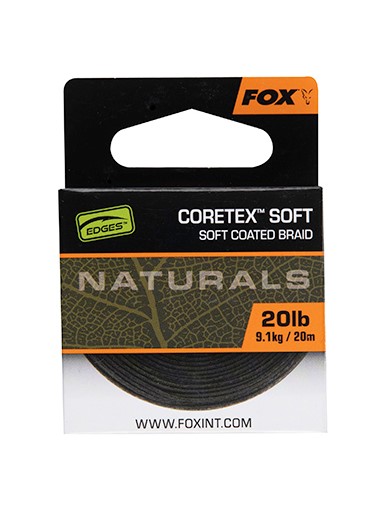 Fox Edges Naturals Coretex Soft Hooklink Rig Material (20m)