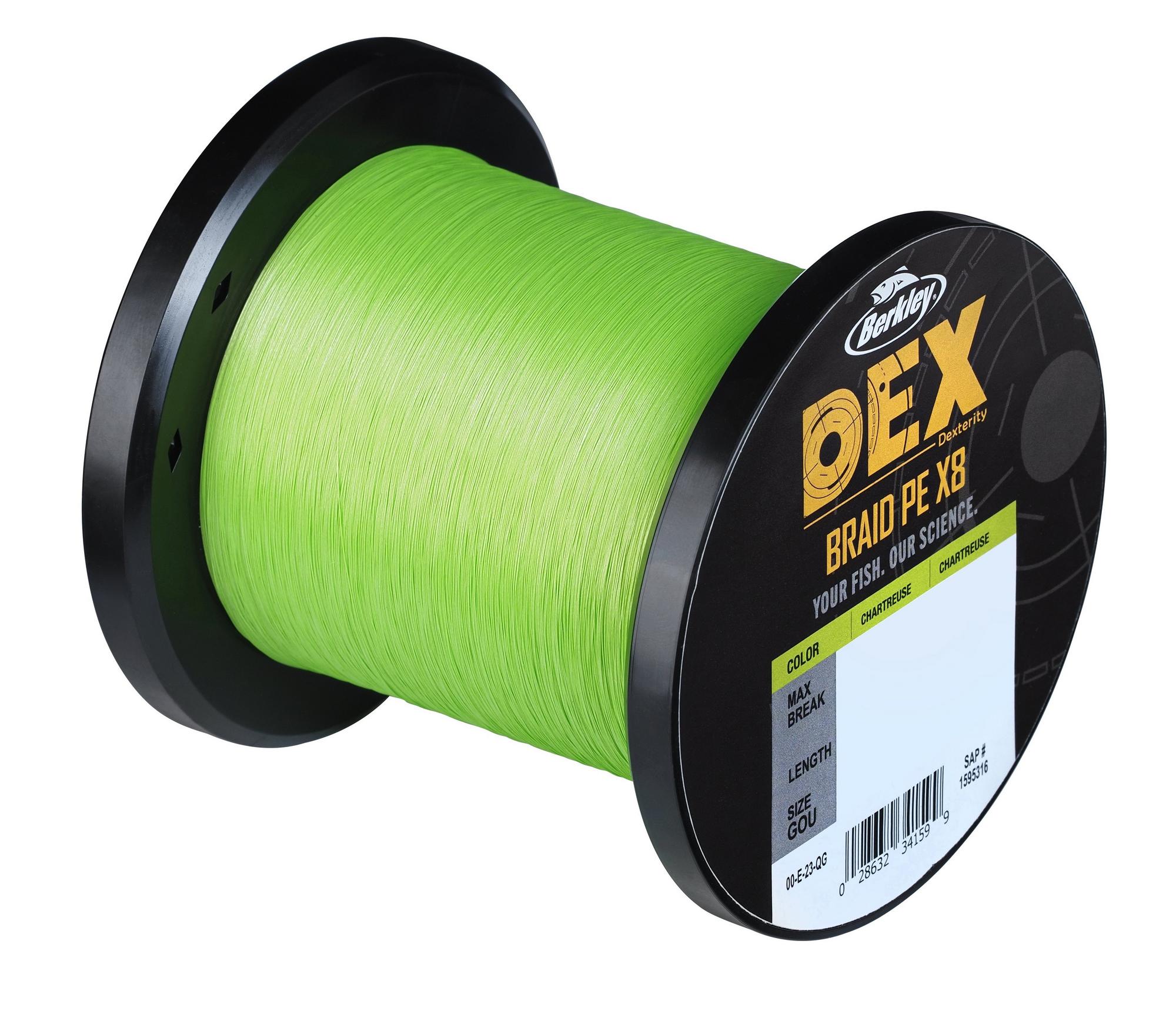Berkley Dex X8 Braided Line Chartreuse 3000m