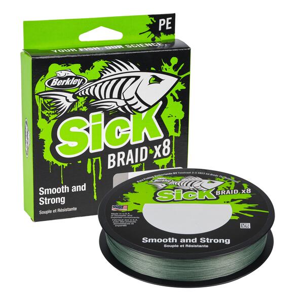 Berkley Sick Braided Line Moss Green 2000m