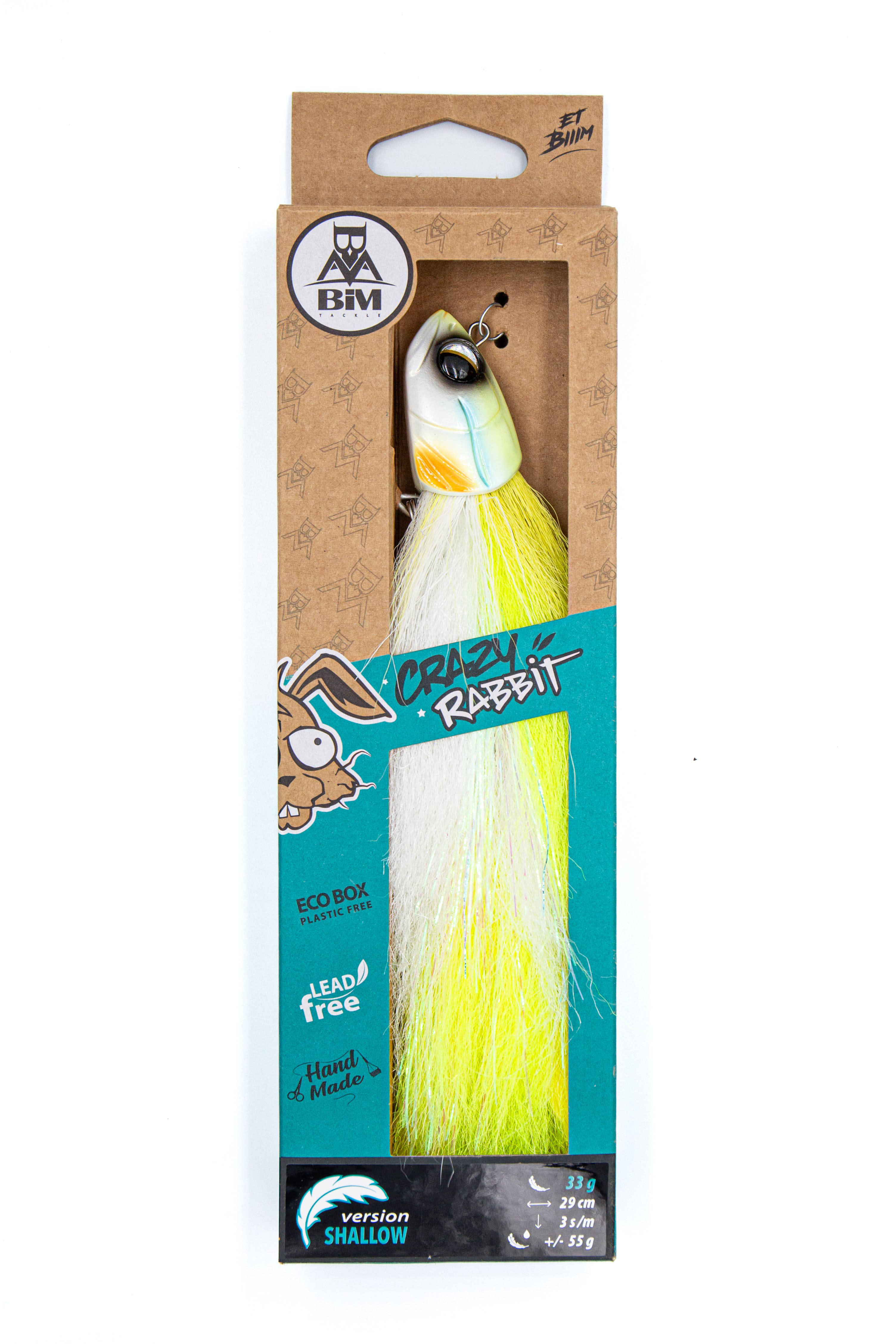 BIM Tackle Crazy Rabbit Lead-free 29cm (33g) - Chart White