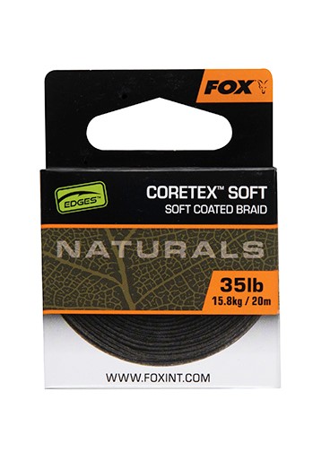 Fox Edges Naturals Coretex Soft Hooklink Rig Material (20m)