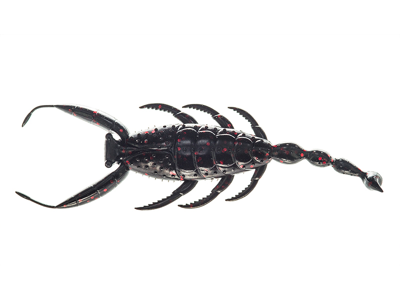 Molix SC Bug 4'' - 5 pieces - Black Red Flake