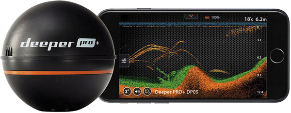 Deeper Pro Smart Sonar Castable And Portable WiFi Fish, 45% OFF