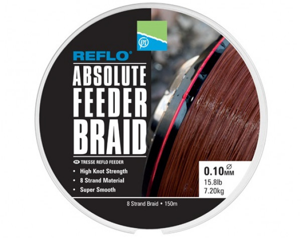 Preston Absolute Feeder Braid 150m - 0,10mm 7,2kg