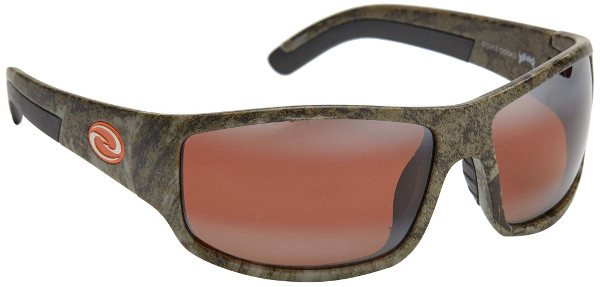 Strike King S11 Optics Sunglasses - Caddo Mossy Oak Frame / DAB Amber Glasses