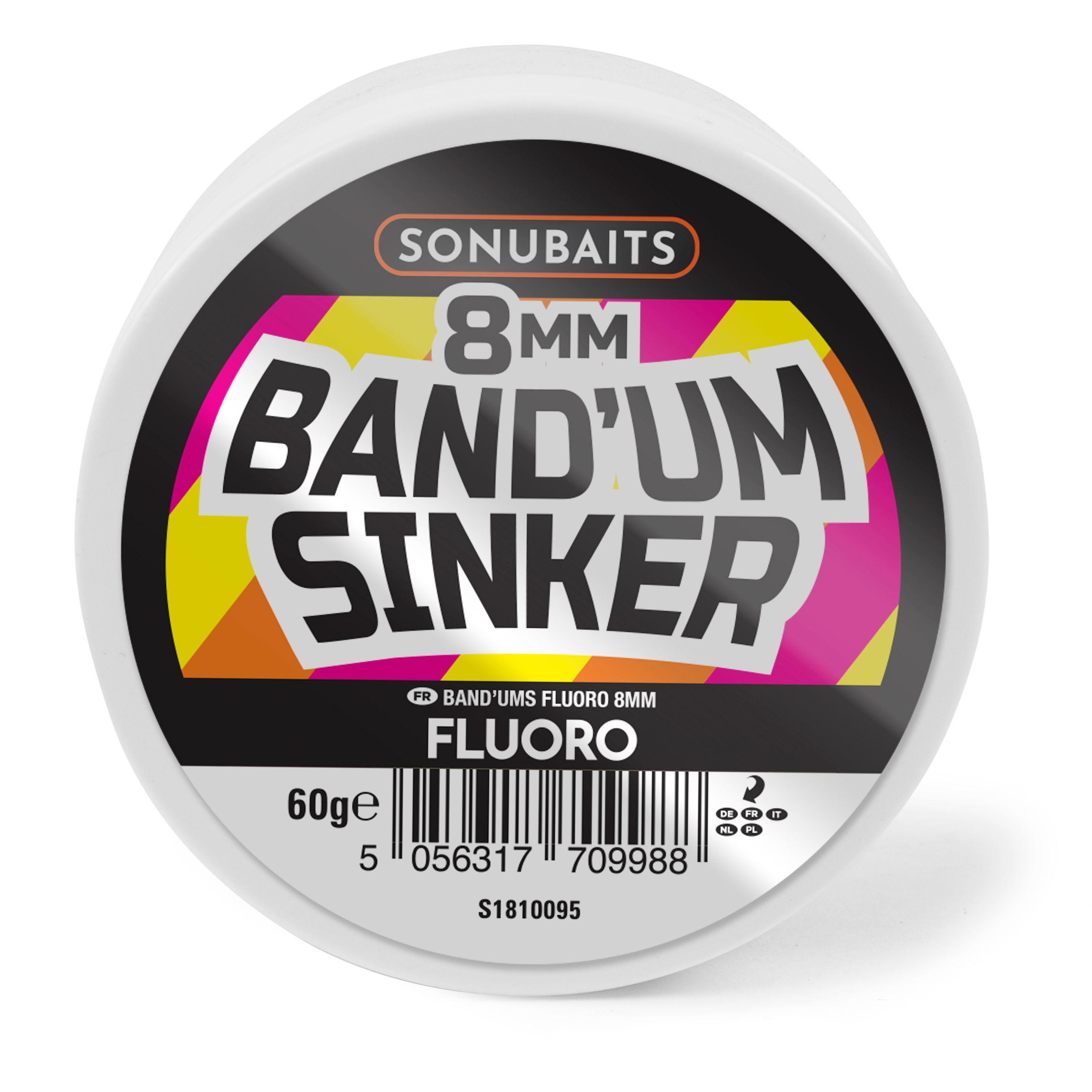 Sonubaits Band'um Sinker Whitefish Boilies 8mm - Fluoro