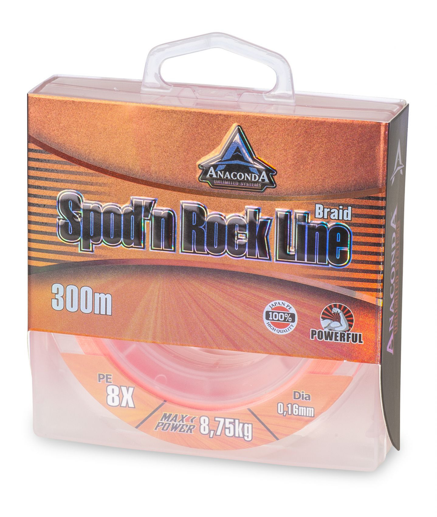 Anaconda Spod'N Rock Orange Braided Line 0.23mm (300m)