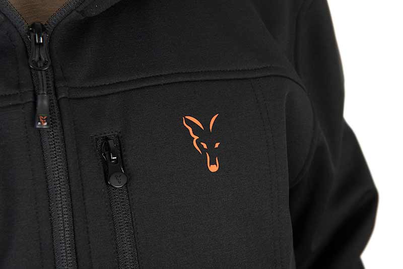 Fox Collection Soft Shell Jacket Black/Orange