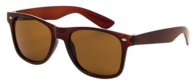 Classic Polarized Sunglasses - Brown Frame, Brown Lens