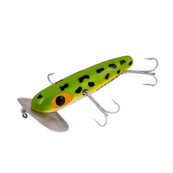 Arbogast Jitterbug XL 4.5'' - Frog/White Belly