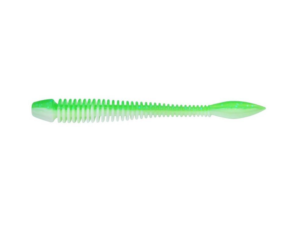 Berkley Powerbait Power Flail 90mm Trout Lure (12 pieces) - Sprng Green/White